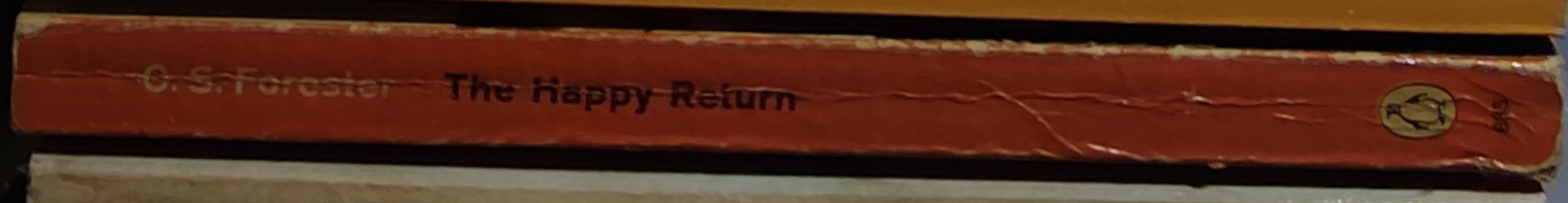 C.S. Forester  THE HAPPY RETURN spine of book image