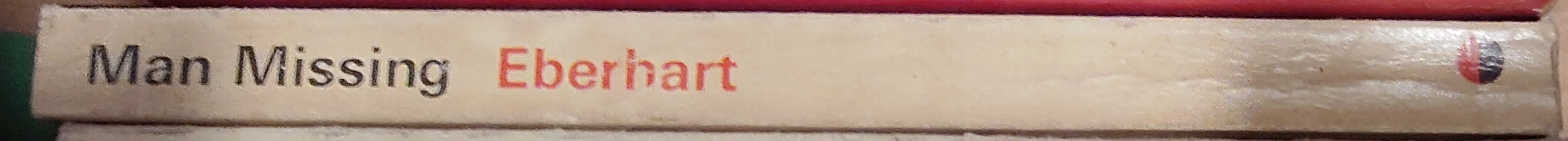 Mignon G. Eberhart  MAN MISSING spine of book image