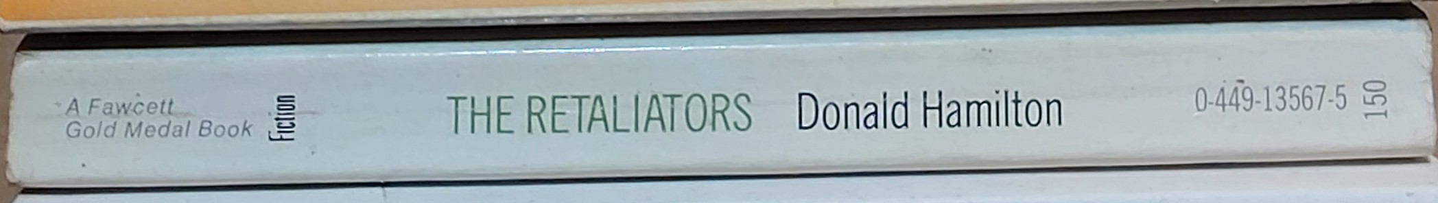 Donald Hamilton  THE RETALIATORS spine of book image