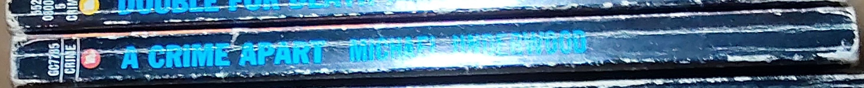 Michael Underwood  A CRIME APART spine of book image