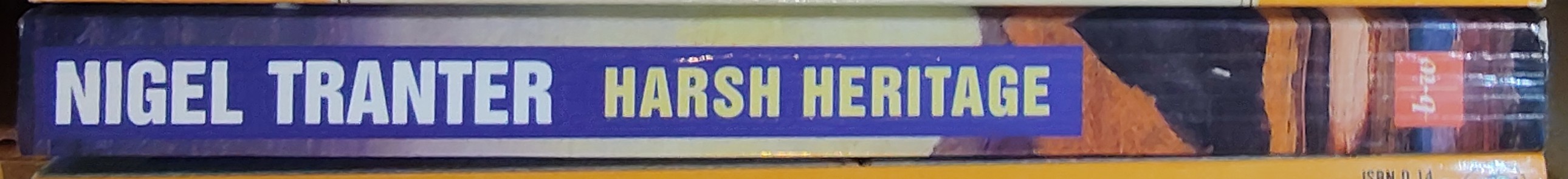 Nigel Tranter  HARSH HERITAGE spine of book image