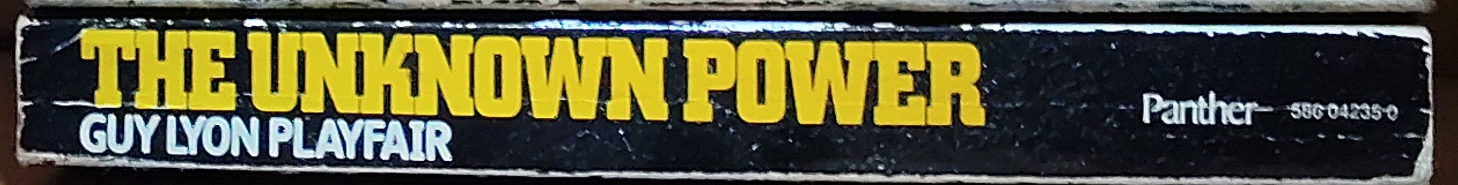 Guy Lyon Playfair  THE UNKNOWN POWER spine of book image