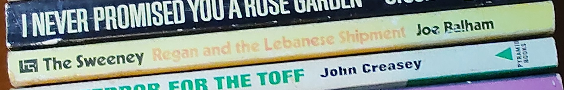 Joe Balham  THE SWEENEY: REGAN AND THE LEBANESE SHIPMENT spine of book image