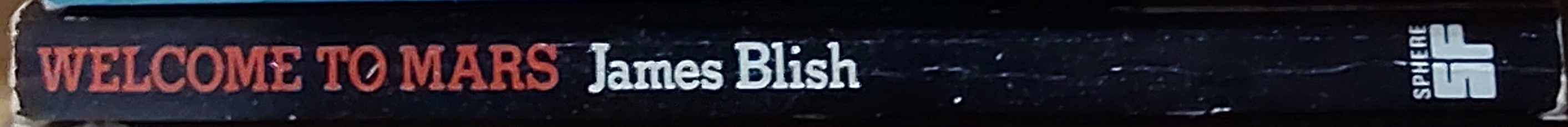 James Blish  WELCOME TO MARS spine of book image