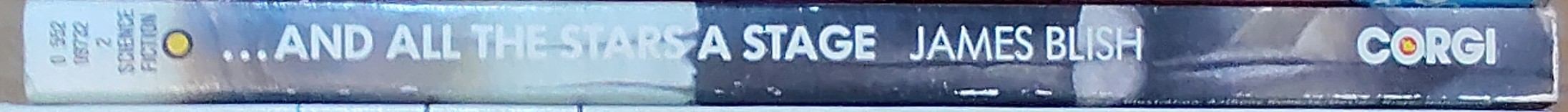James Blish  AND ALL THE STARS A STAGE spine of book image