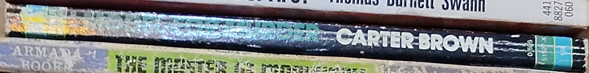 Carter Brown  MODEL FOR MURDER spine of book image