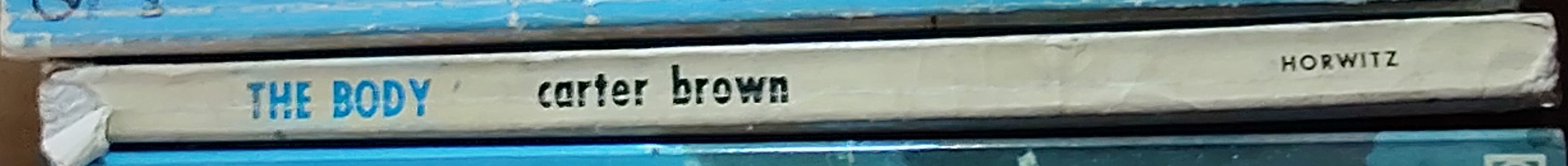 Carter Brown  LAMENT FOR A LOUSY LOVER spine of book image