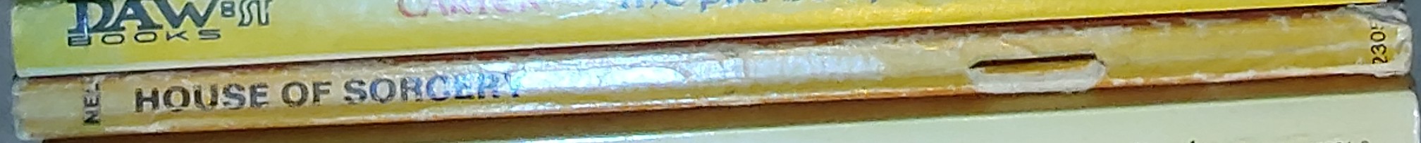 Carter Brown  HOUSE OF SORCERY spine of book image