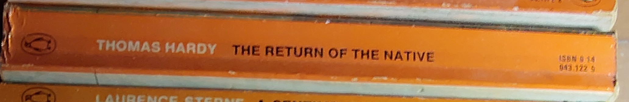 Thomas Hardy  THE RETURN OF THE NATIVE spine of book image