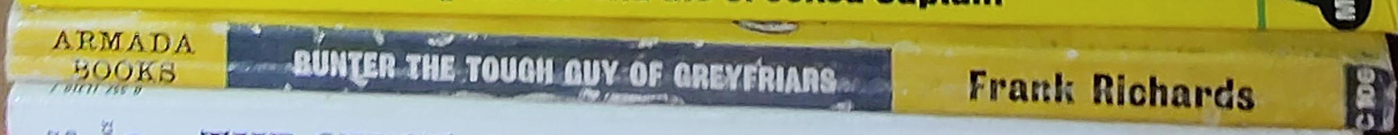 Frank Richards  BUNTER THE TOUGH GUY OF GREYFRIARS spine of book image