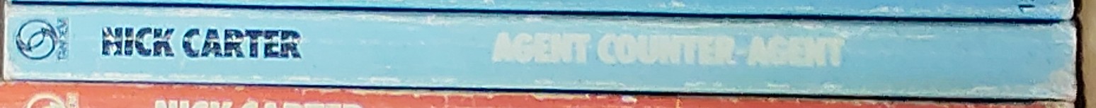 Nick Carter  AGENT COUNTER-AGENT spine of book image