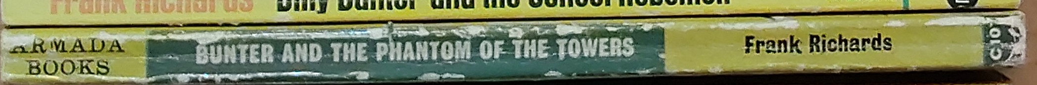 Frank Richards  BUNTER AND THE PHANTOM OF THE TOWERS spine of book image