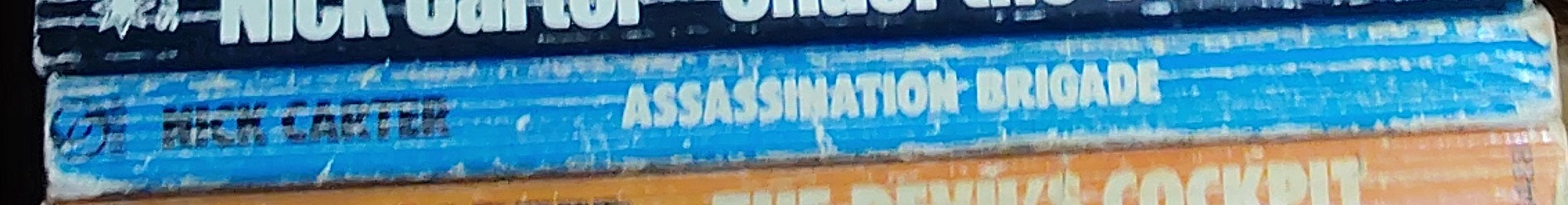 Nick Carter  ASSASSINATION BRIGADE spine of book image