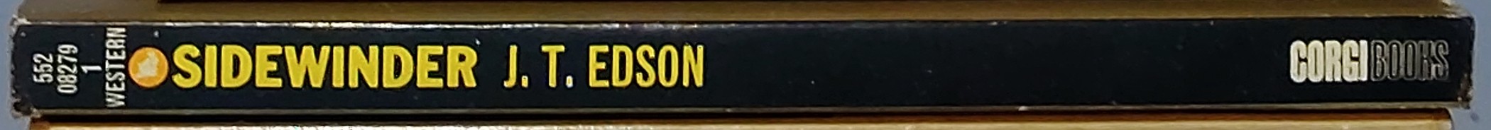 J.T. Edson  SIDEWINDER spine of book image