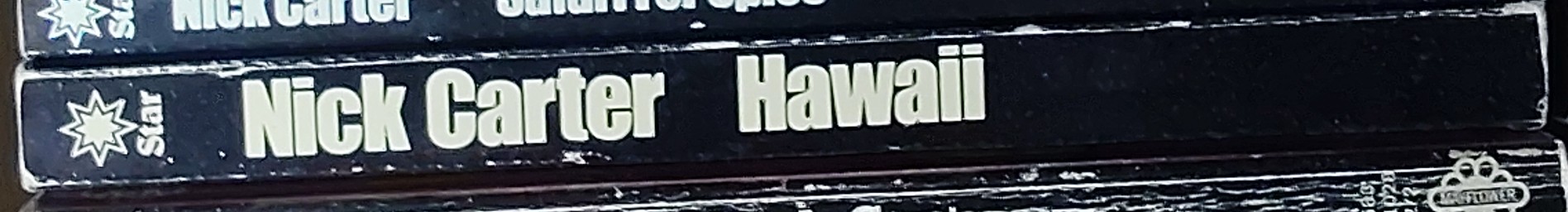 Nick Carter  HAWAII spine of book image