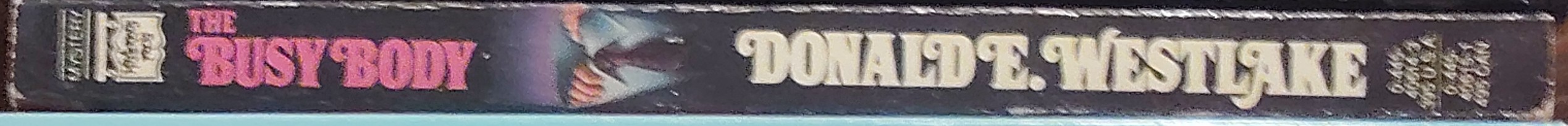 Donald E. Westlake  THE BUSY BODY spine of book image