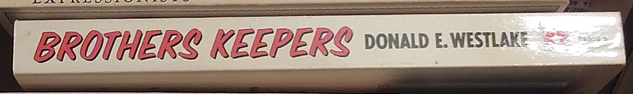 Donald E. Westlake  BROTHERS KEEPERS spine of book image