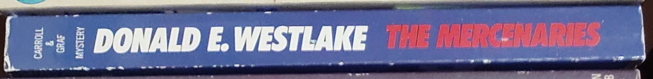 Donald E. Westlake  THE MERCENARIES spine of book image