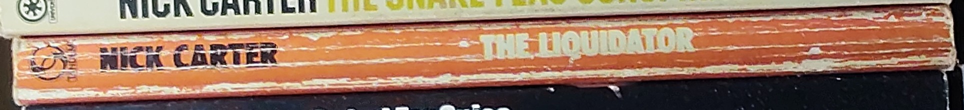 Nick Carter  THE LIQUIDATOR spine of book image