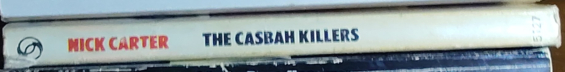 Nick Carter  THE CASBAH KILLERS spine of book image
