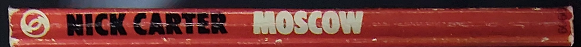 Nick Carter  MOSCOW spine of book image