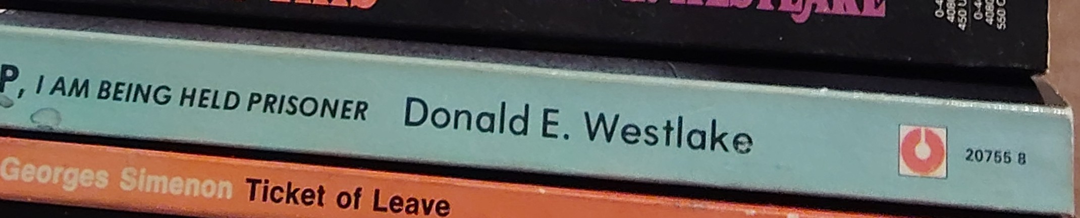 Donald E. Westlake  HELP, I AM BEING HELD PRISONER spine of book image