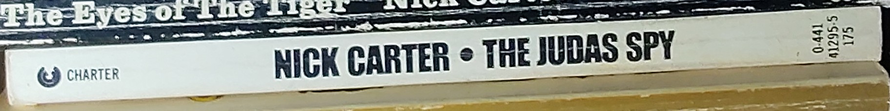 Nick Carter  THE JUDAS SPY spine of book image