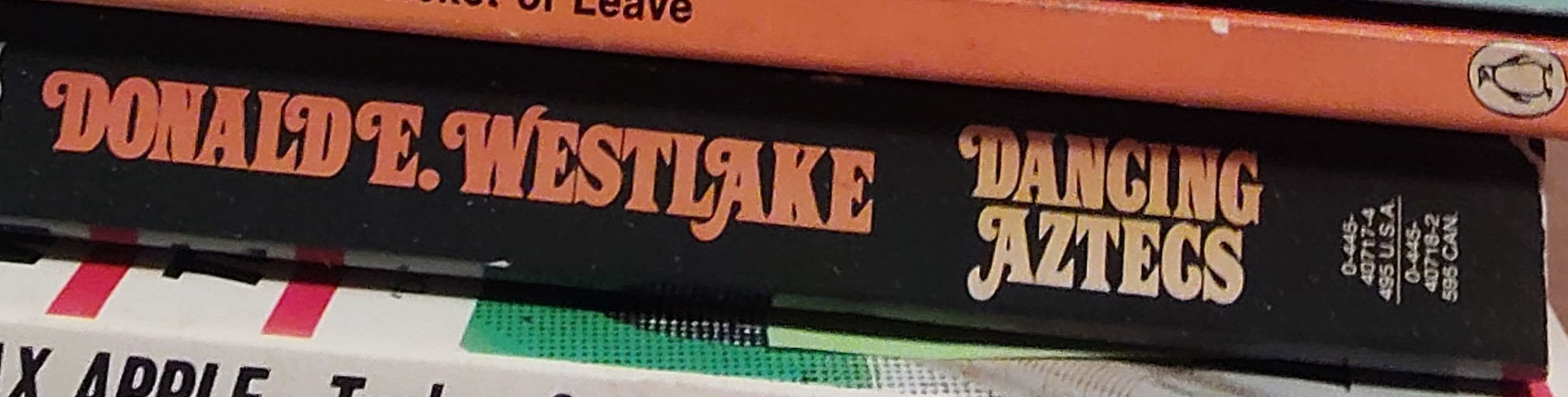 Donald E. Westlake  DANCING AZTECS spine of book image