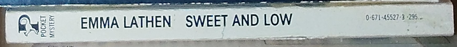 Emma Lathen  SWEET AND LOW spine of book image