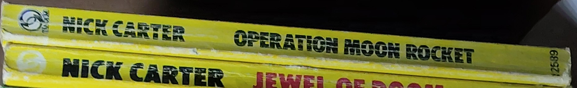 Nick Carter  OPERATION MOON ROCKET spine of book image