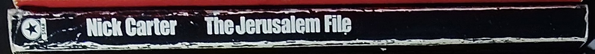 Nick Carter  THE JERUSALEM FILE spine of book image