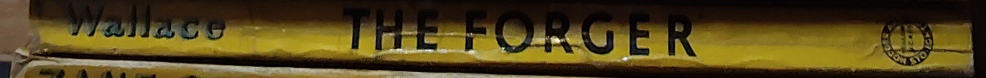 Edgar Wallace  THE FORGER spine of book image