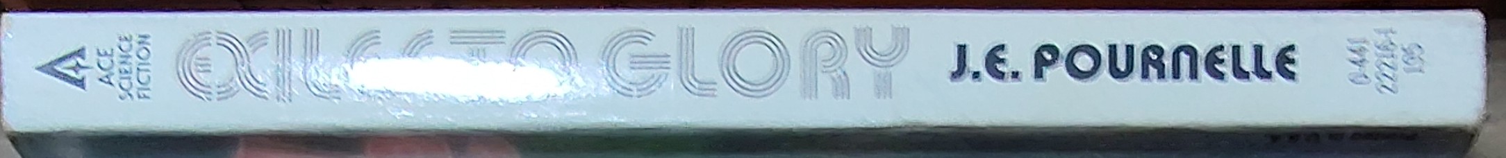 Jerry Pournelle  EXILES TO GLORY spine of book image