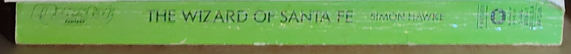 Simon Hawke  THE WIZARD OF SANTA FE spine of book image