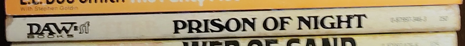 E.C. Tubb  PRISON OF NIGHT spine of book image