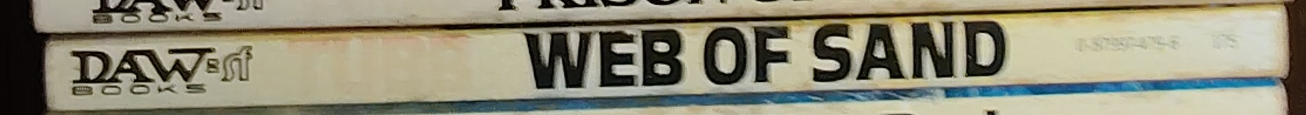 E.C. Tubb  WEB OF SAND spine of book image