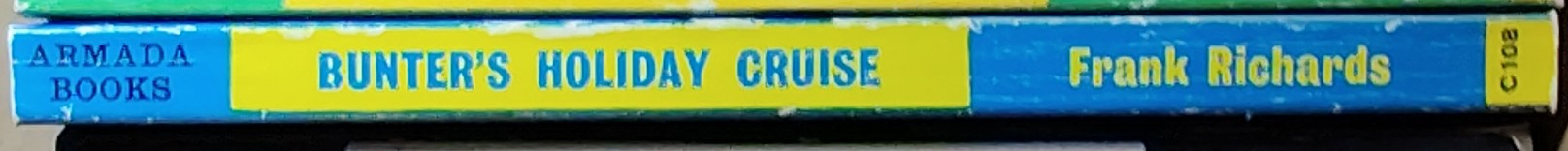 Frank Richards  BUNTER'S HOLIDAY CRUISE spine of book image