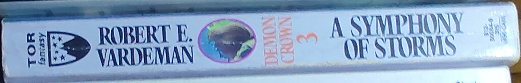 Robert E. Vardeman  A SYMPHONY OF STORMS spine of book image