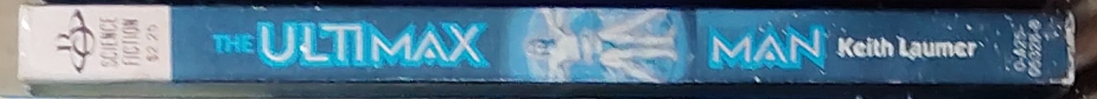 Keith Laumer  THE ULTIMAX MAN spine of book image