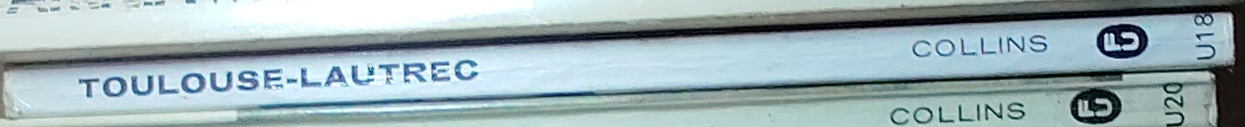 TOULOUSE-LAUTREC  spine of book image