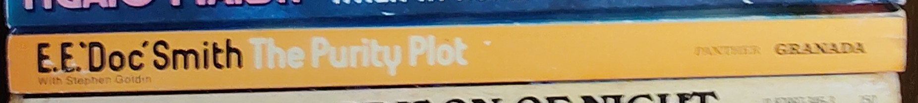 E.E.'Doc' Smith  THE PURITY PLOT spine of book image