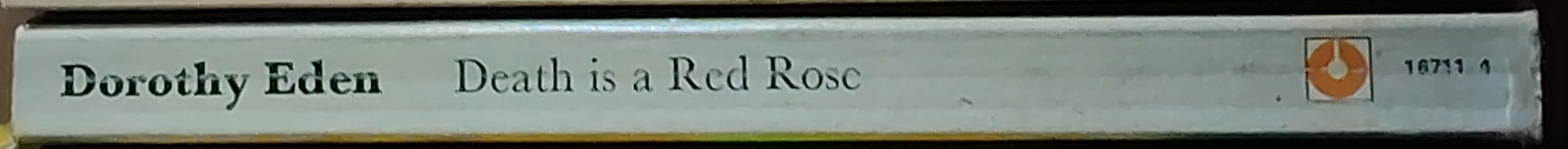 Dorothy Eden  DEATH IS A RED ROSE spine of book image