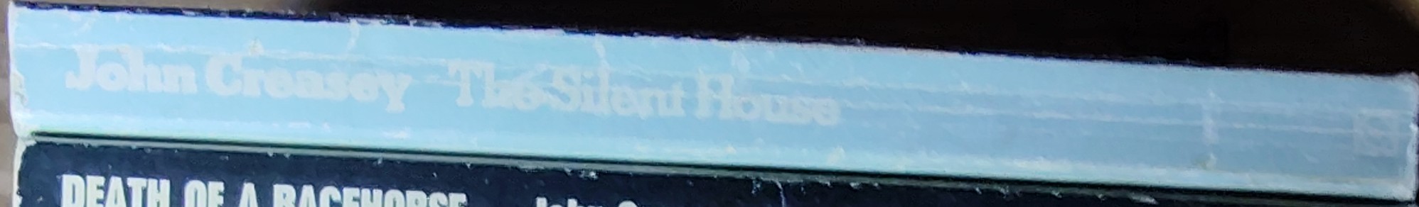 John Creasey  THE SILENT HOUSE spine of book image