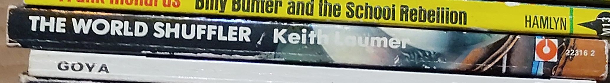 Keith Laumer  THE WORLD SHUFFLER spine of book image