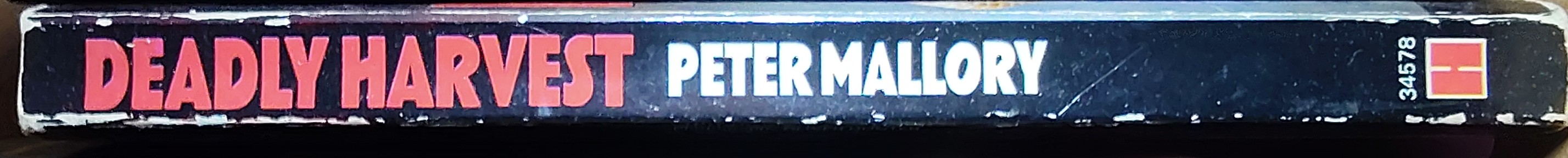 Peter Mallory  DEADLY HARVEST spine of book image