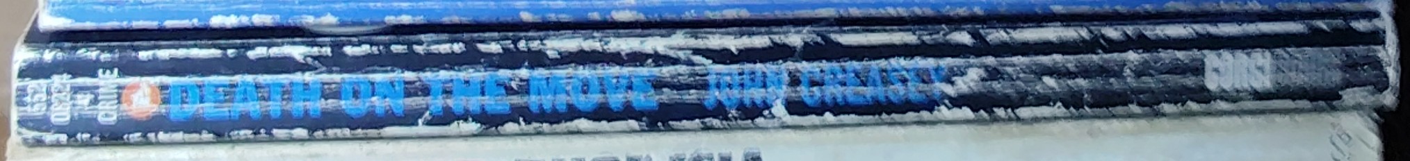 Gordon Ashe  DEATH ON THE MOVE spine of book image