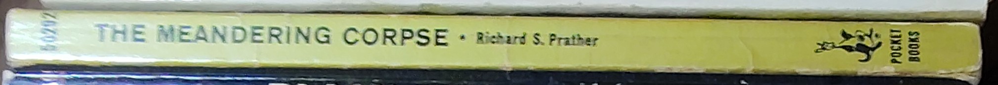 Richard S. Prather  THE MEANDERING CORPSE spine of book image