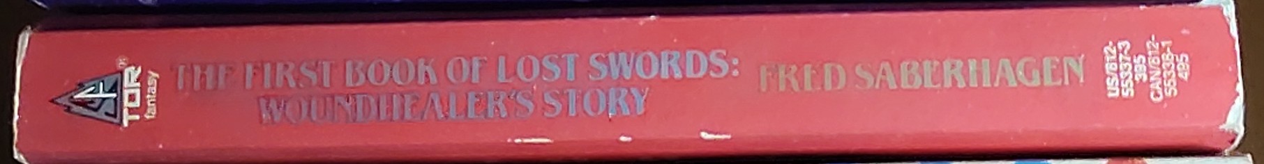Fred Saberhagen  THE FIRST BOOK OF SWORDS spine of book image