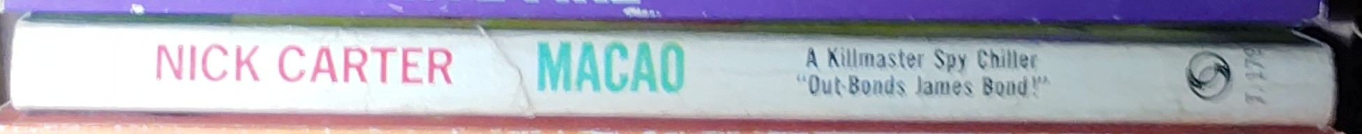 Nick Carter  MACAO spine of book image