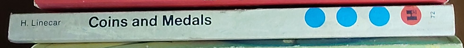 COINS AND MEDALS  spine of book image